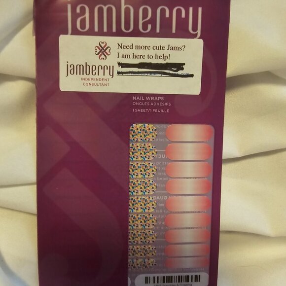 JAMBERRY NAIL WRAPS - Sprinkles & Frosting - Petite - Picture 1 of 1
